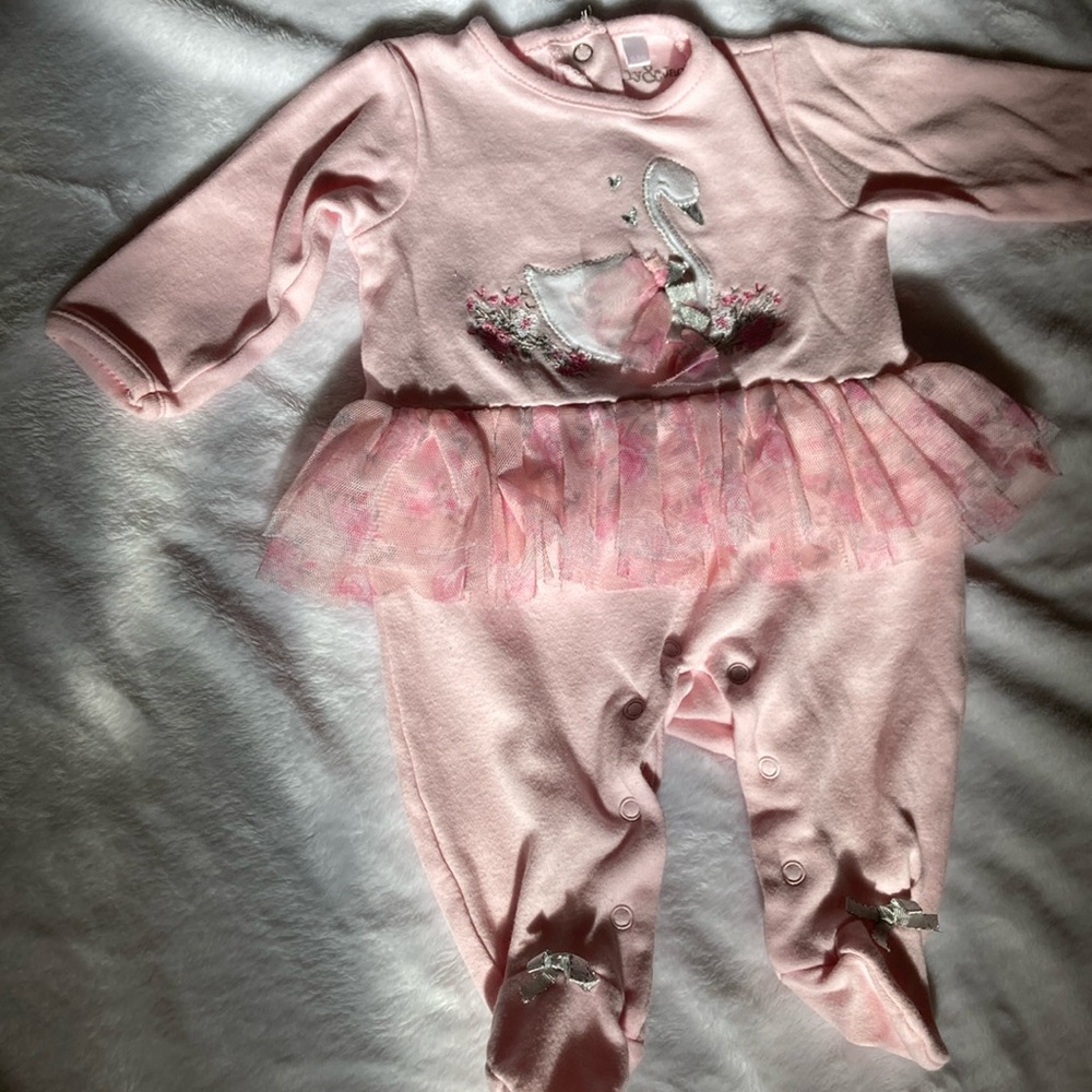 pink baby jumpsuit coquette